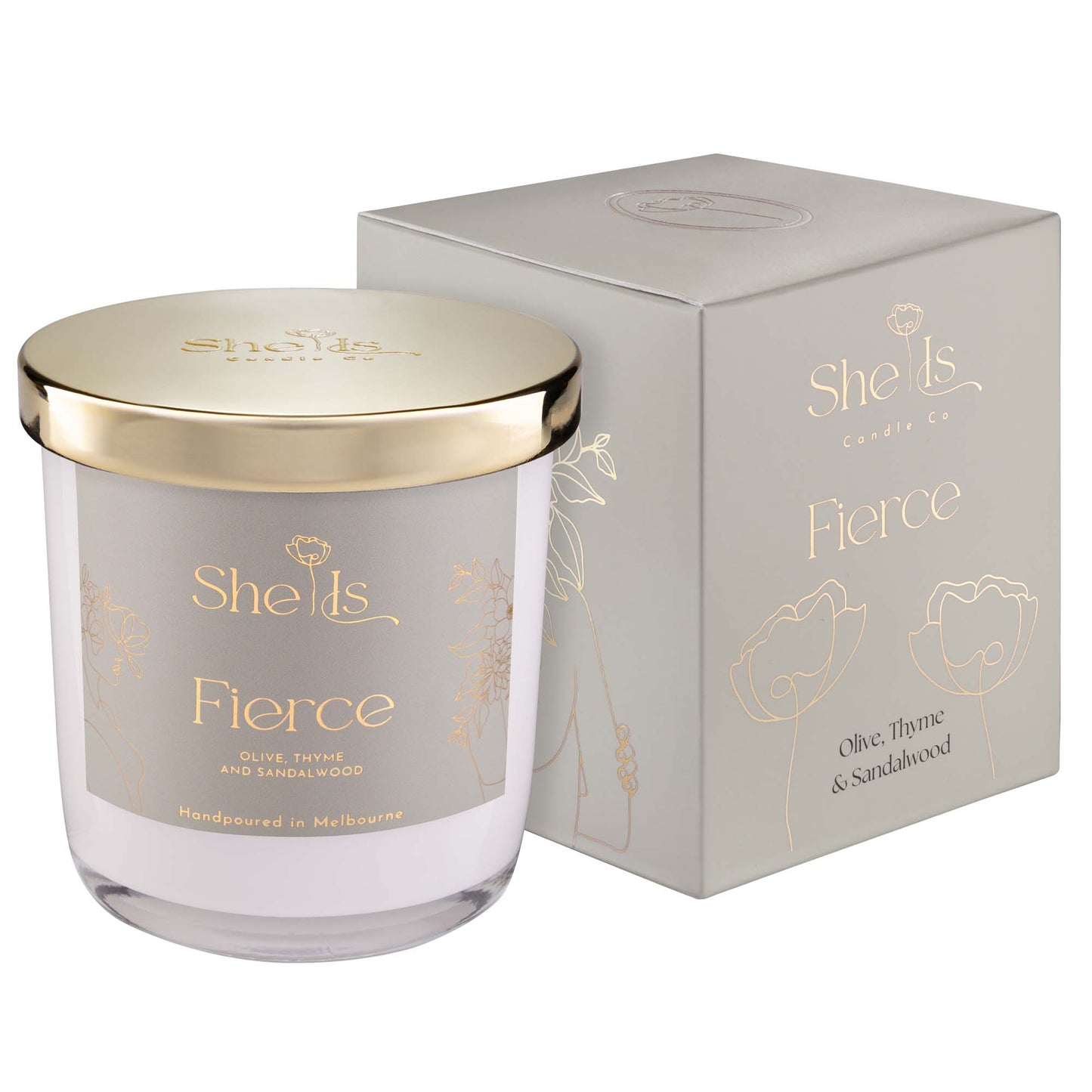 She Is Fierce Candle