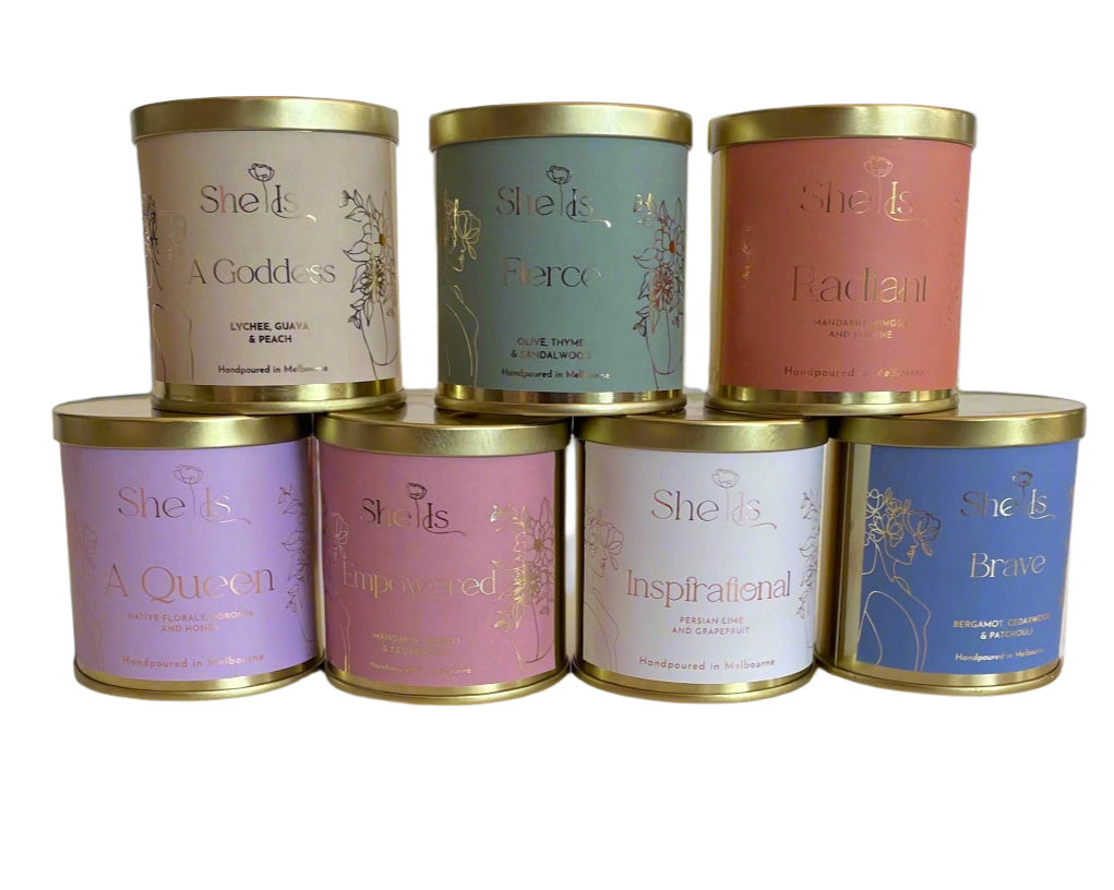 She Is - Travel Tin Soy Candle Collection