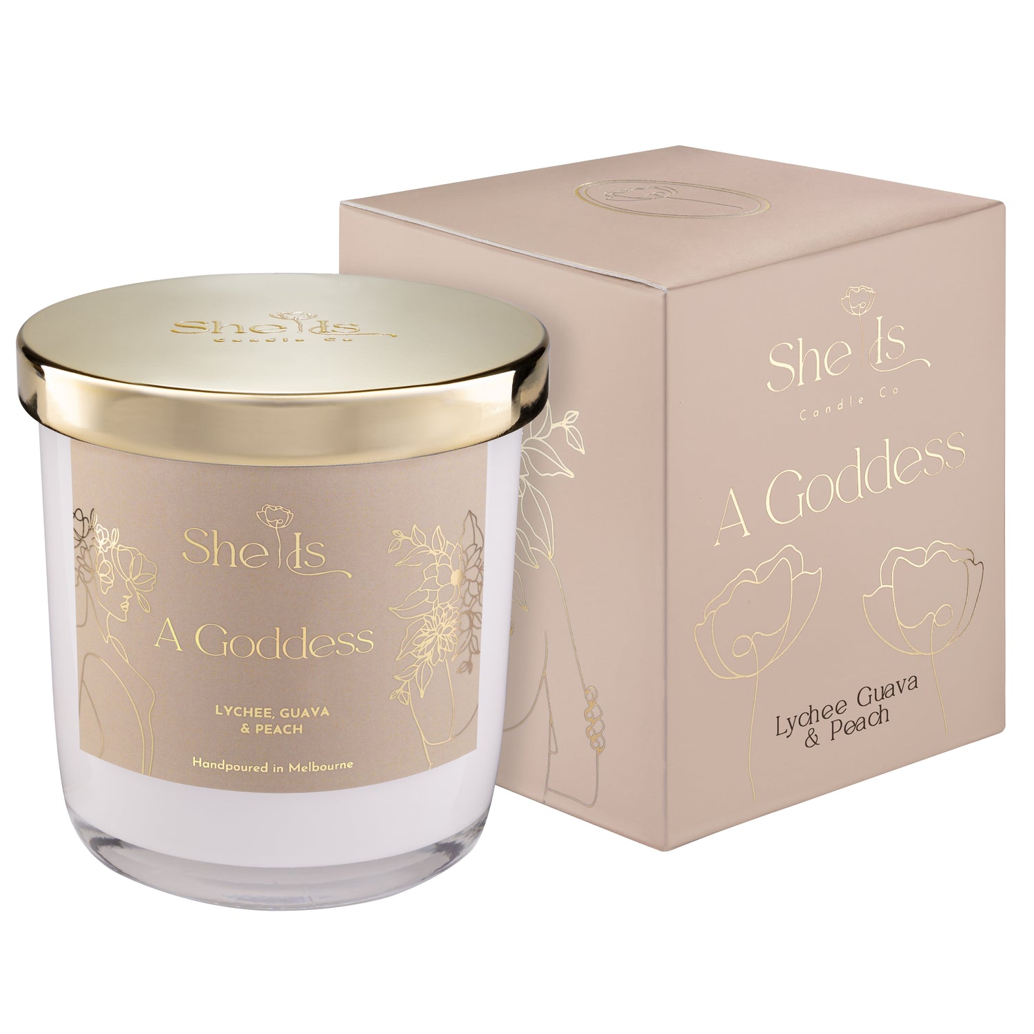 She Is A Goddess Candle