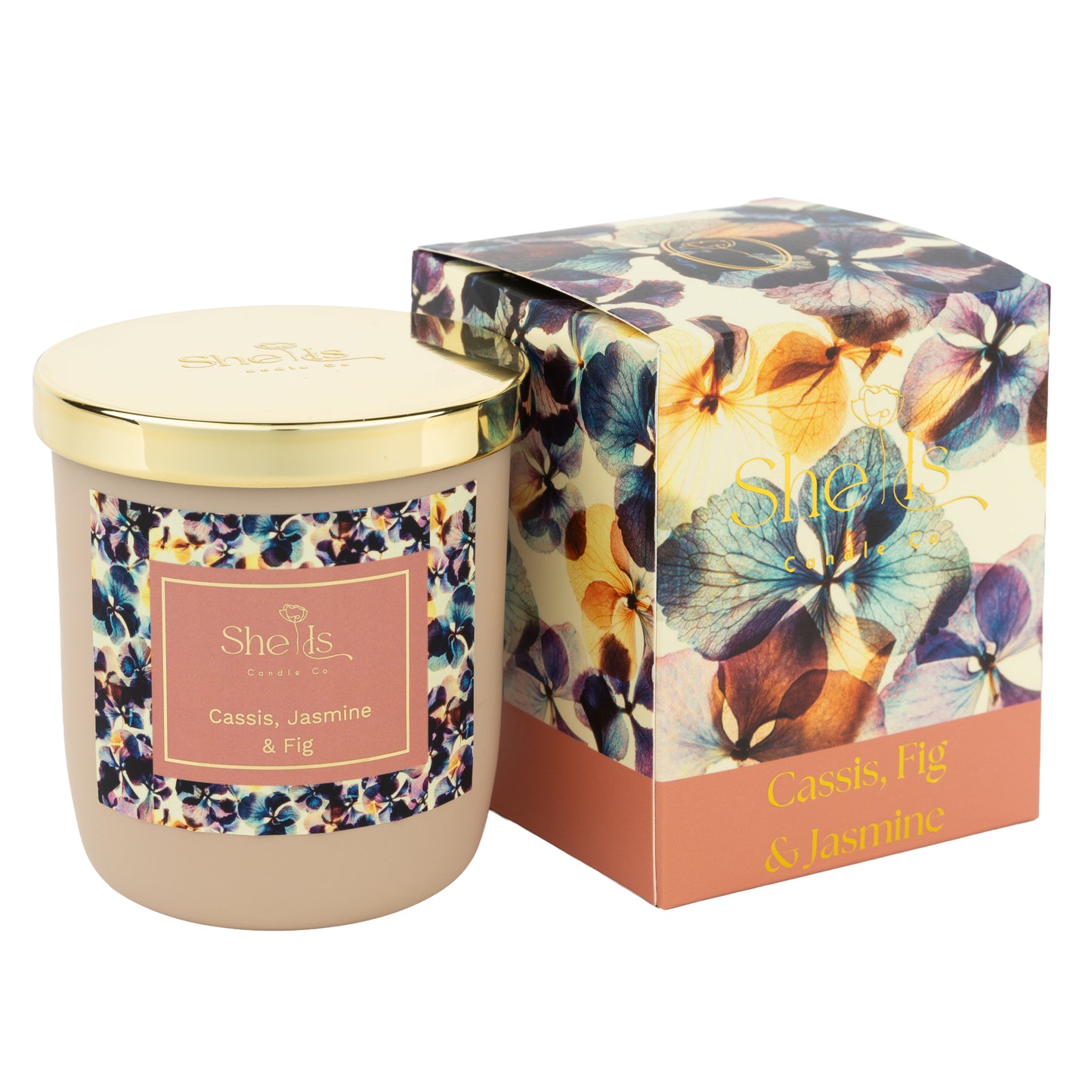 Cassis, Jasmine & Fig Soy Candle – In Bloom Collection | She Is Candle Co.
