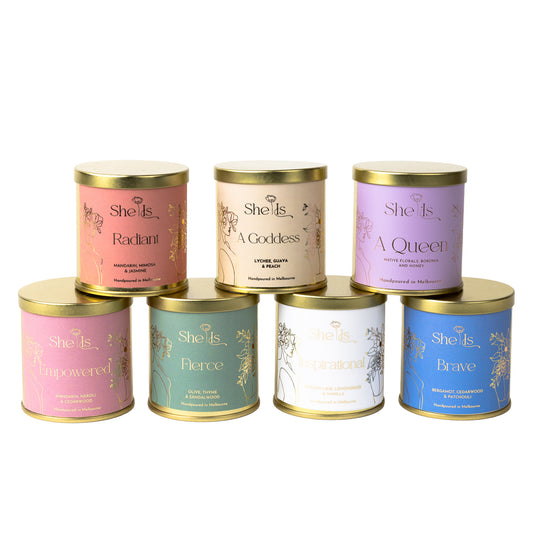 The Empowerment Collection - Travel Tin Candles (120g)